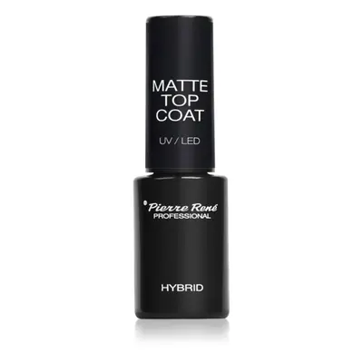 Pierre René Nails Hybrid vrchní gelový lak pro matný vzhled 6 ml