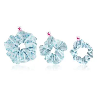 GLOV Barbie Scrunchies gumičky do vlasů typ Blue Panther 3 ks