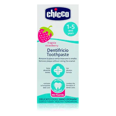 Chicco Toothpaste 1-5 years zubní pasta pro děti Strawberry 50 ml