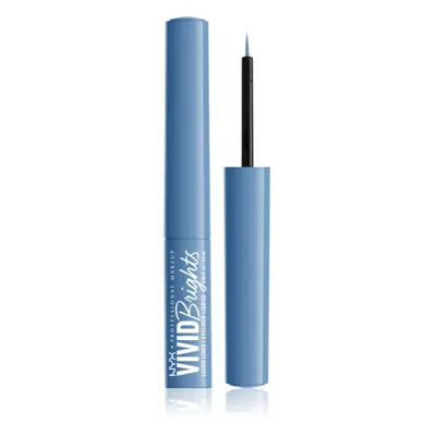 NYX Professional Makeup Vivid Brights tekuté oční linky odstín 05 Cobalt Crush 2 ml