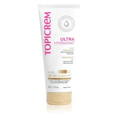 Topicrem UH BODY Ultra-Moisturizing Progressive Tan hydratační samoopalovací mléko pro suchou a 