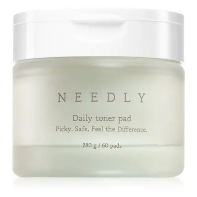 NEEDLY Daily Toner Pad peelingové pleťové tamponky pro mastnou a problematickou pleť 60 ks