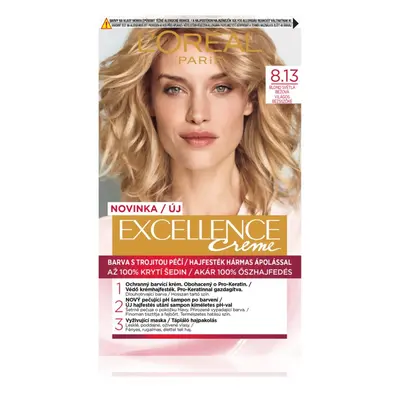 L’Oréal Paris Excellence Creme barva na vlasy odstín 8.13 Blond Clair Beige 1 ks