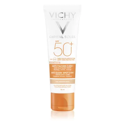 Vichy Capital Soleil tónovaná péče proti pigmentovým skvrnám 3 v 1 SPF 50 Tinted 50 ml