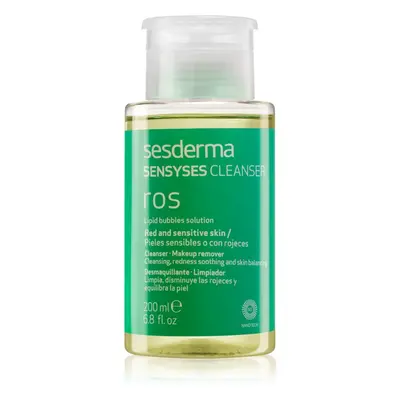 Sesderma Sensyses Cleanser Ros odličovač make-upu pro dehydratovanou a poškozenou pokožku 200 ml