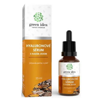 Green Idea Hyaluronové sérum s hadím jedem pleťové sérum pro zralou pleť 25 ml