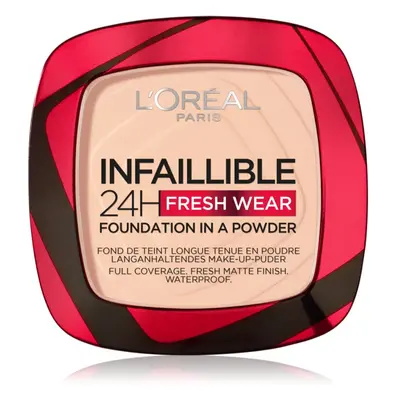 L’Oréal Paris Infaillible Fresh Wear 24h pudrový make-up odstín 180 Rose Sand 9 g