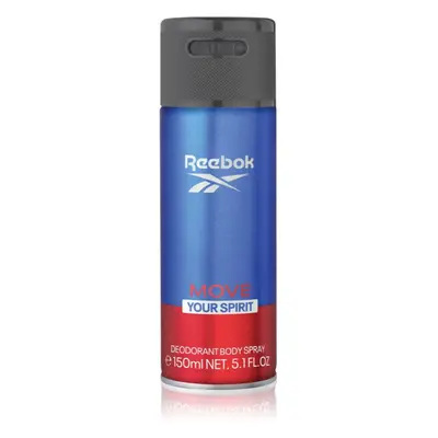 Reebok Move Your Spirit energizující tělový sprej pro muže 150 ml