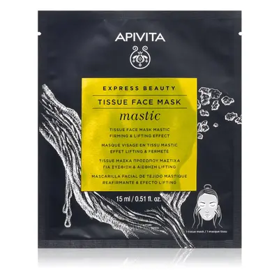 Apivita Express Beauty Lifting Tissue Face Mask Mastic liftingová plátýnková maska 15 ml