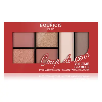 Bourjois Volume Glamour paleta očních stínů odstín 001 Coup De Coeur 8,4 g