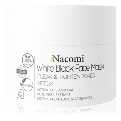 Nacomi White & Black čisticí pleťová maska 50 ml