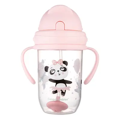 Canpol babies Exotic Animals Cup With Straw hrnek s brčkem 270 ml