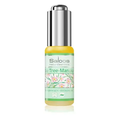 Saloos Bio Pleťové Oleje Tea Tree & Manuka zklidňující a regenerační olej na aknózní pleť 20 ml