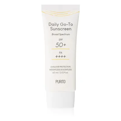 Purito Daily Go-To Sunscreen lehký ochranný krém na obličej SPF 50+ 60 ml