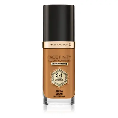 Max Factor Facefinity All Day Flawless dlouhotrvající make-up SPF 20 odstín W95 Hazelnut 30 ml