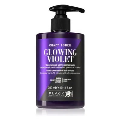 Black Professional Line Crazy Toner barevný toner Glowing Violet 300 ml