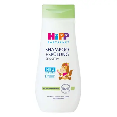 Hipp Babysanft Sensitive šampon a kondicionér pro děti od narození 200 ml