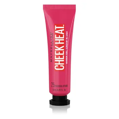 MAYBELLINE NEW YORK Face Studio Cheek Heat krémová tvářenka odstín 25 Fuchsia Spark 10 ml