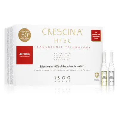 Crescina Transdermic 1300 Re-Growth and Anti-Hair Loss péče pro podporu růstu a proti vypadávání