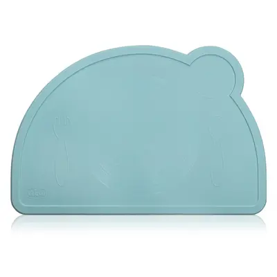 Chicco Placemat silikonové prostírání Blue-green 18m+ 1 ks