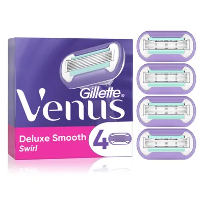 Gillette Venus Deluxe Smooth Swirl náhradní břity 4 ks