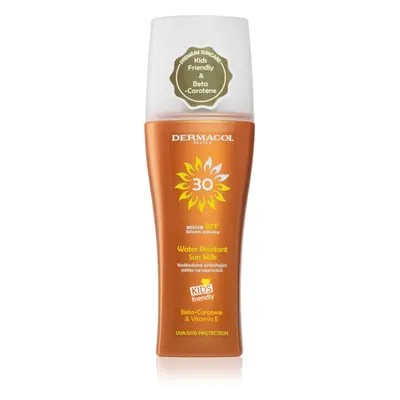 Dermacol Sun Water Resistant voděodolné mléko na opalování SPF 30 ve spreji 200 ml