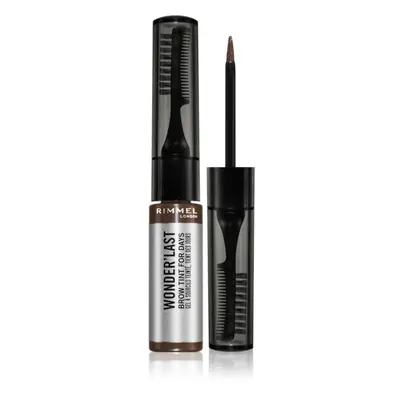 Rimmel Wonder'Last semi-permanentní gelová barva na obočí odstín 003 Medium Brown 4,5 ml