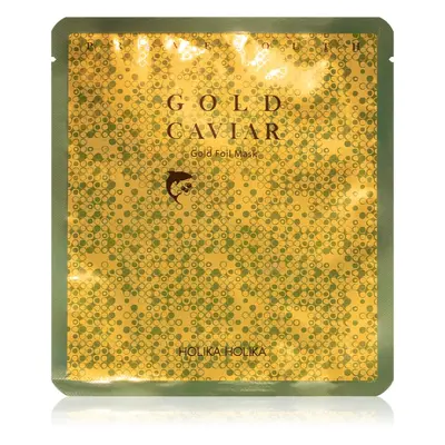 Holika Holika Prime Youth Gold Caviar kaviárová hydratační maska se zlatem 25 g