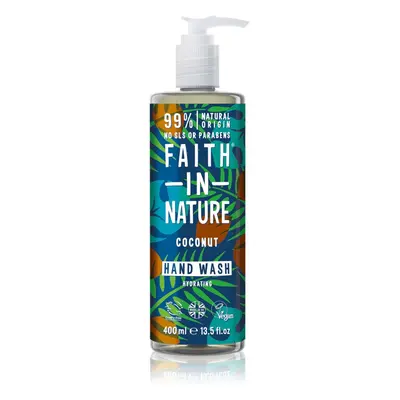 Faith In Nature Coconut přírodní tekuté mýdlo na ruce s kokosovým olejem 400 ml