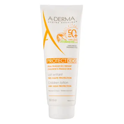 A-Derma Protect Kids ochranné opalovací mléko pro děti SPF 50+ 250 ml