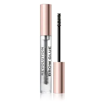 Makeup Revolution Brow Glue transparentní fixační gel na obočí 3 ml