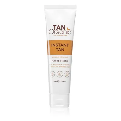 TanOrganic Instant Tan samoopalovací tělový krém s matným efektem 100 ml