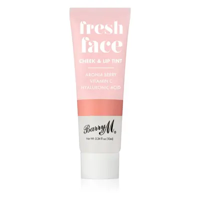 Barry M Fresh Face tekutá tvářenka a lesk na rty odstín Peach Glow 10 ml