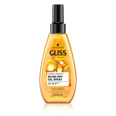 Schwarzkopf Gliss Oil Nutritive ochranný olej pro tepelnou úpravu vlasů 150 ml