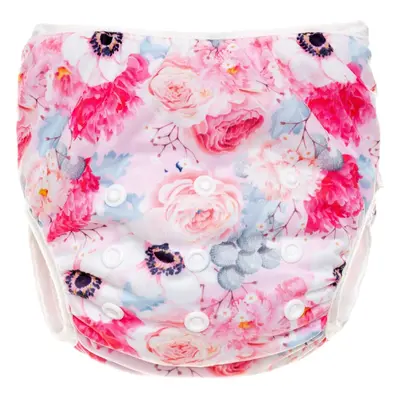 T-TOMI Diaper Swimwear Flowers pratelné plenkové plavky 5 - 15 kg 1 ks