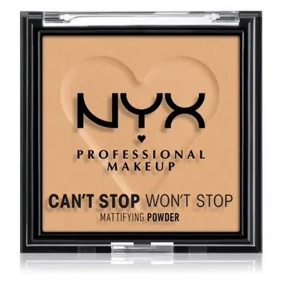 NYX Professional Makeup Can't Stop Won't Stop Mattifying Powder matující pudr odstín 05 Golden 6