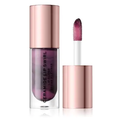 Makeup Revolution Ceramide Swirl hydratační lesk na rty odstín Cherry Mauve 4,5 ml