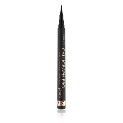 Catrice Calligraph Pro Precise 24h Matt voděodolné oční linky v peru odstín 010 Intense Black Wa