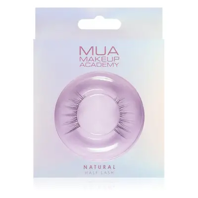 MUA Makeup Academy Half Lash Natural umělé řasy 2 ks