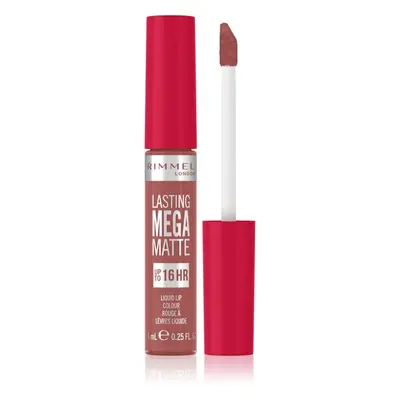 Rimmel Lasting Mega Matte lehká tekutá matná rtěnka 16h odstín Pink Blink 7,4 ml