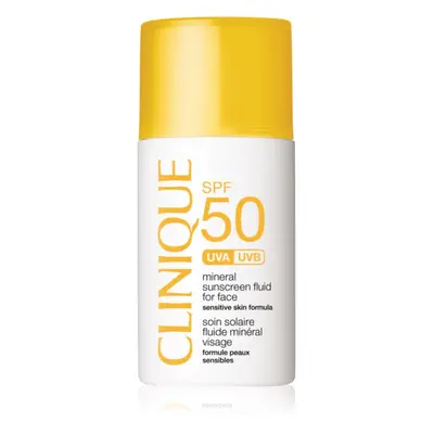 Clinique Sun SPF 50 Mineral Sunscreen Fluid For Face minerální opalovací fluid na obličej SPF 50