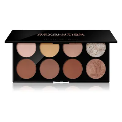 Makeup Revolution Ultra Contour paleta na kontury obličeje 1,25 g