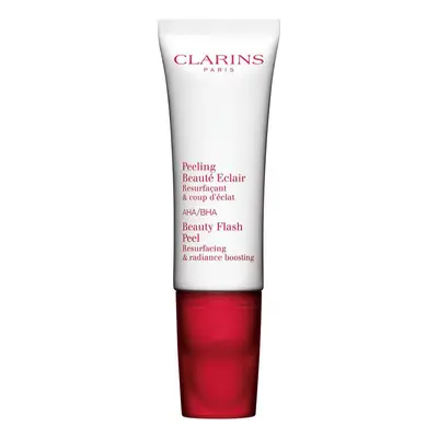 Clarins Beauty Flash Peel peeling pro vyhlazení a výživu pleti pro okamžité rozjasnění 50 ml