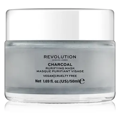 Revolution Skincare Purifying Charcoal čisticí pleťová maska 50 ml