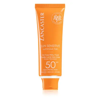 Lancaster Sun Sensitive Oil-Free Milky Fluid opalovací fluid na obličej SPF 50 50 ml