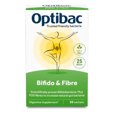 Optibac Bifido & Fibre probiotika při zácpě 10 ks