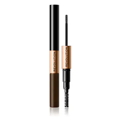 Makeup Revolution Colour Adapt Brow Tint barva na obočí odstín Dark Brown 2,5 ml