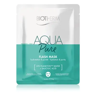 Biotherm Aqua Pure Super Concentrate plátýnková maska s hydratačním účinkem pro regeneraci pleti