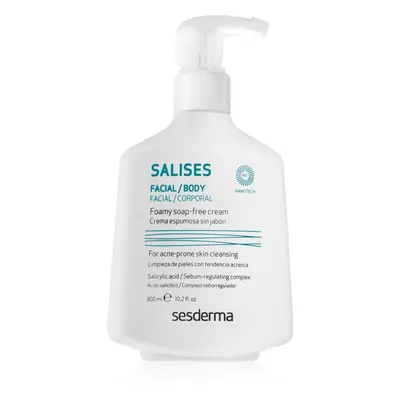 Sesderma Salises Foamy soap-free cream čisticí gel proti akné 300 ml