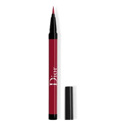 DIOR Diorshow On Stage Liner tekuté oční linky v peru voděodolné odstín 771 Matte Burgundy 0,55 